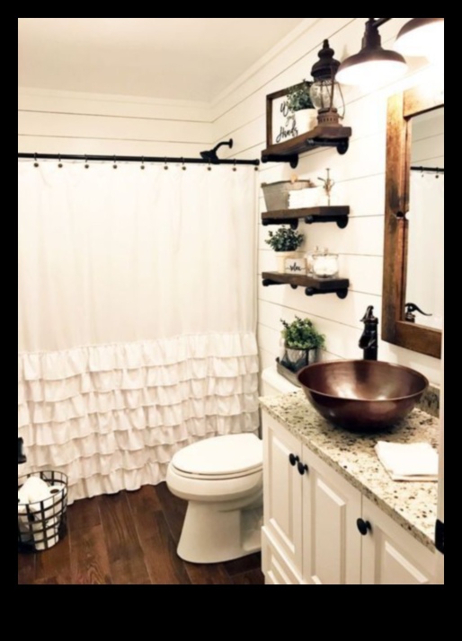 10 רעיונות לעיצוב חדר רחצה כפרי למראה בית חווה מקסים 4 רעיונות לעיצוב חדר רחצה בסגנון חווה