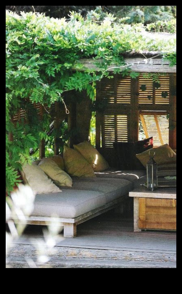 פינות גן: חושפים את השלווה של חללי הקוטג'