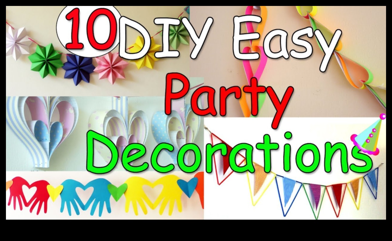 מלאכת עשה בעצמך לאירוח ביתי: יצירת תפאורה למסיבה בעבודת יד