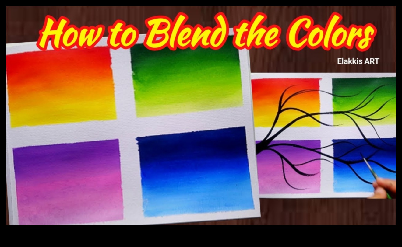 פלטת האומנים: שליטה בטכניקות מיזוג צבעים