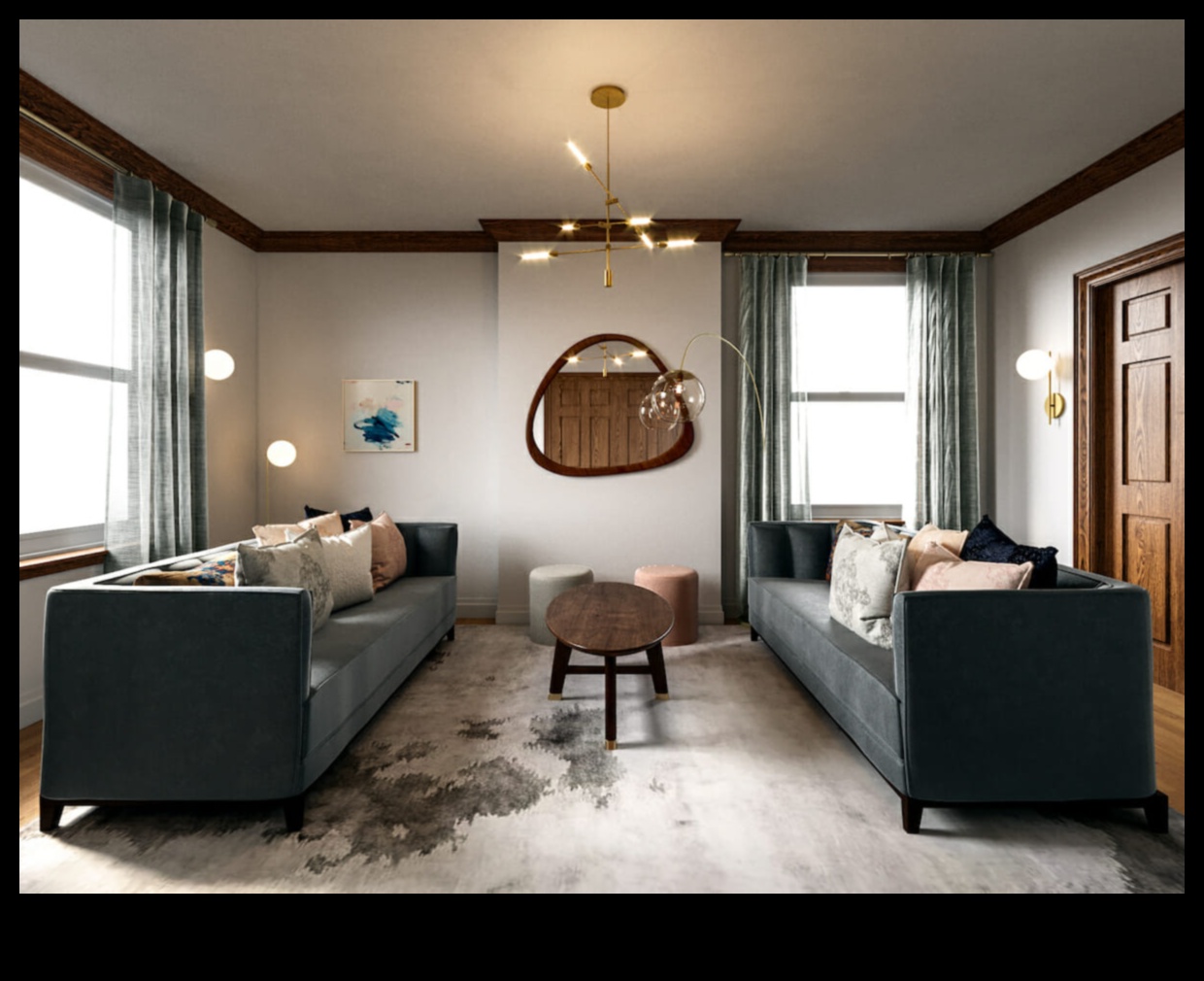 כיצד לעצב משרד מודרני מאמצע המאה עם רעיונות תפאורה עבור סביבת עבודה מסוגננת?