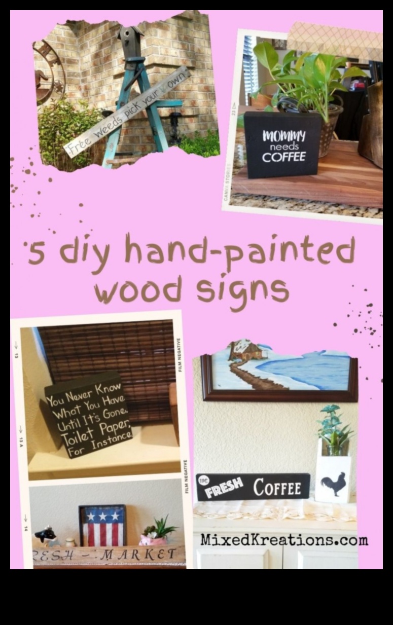 שלטי עץ מותאמים אישית: עשה זאת בעצמך לעיצוב הבית בהתאמה אישית