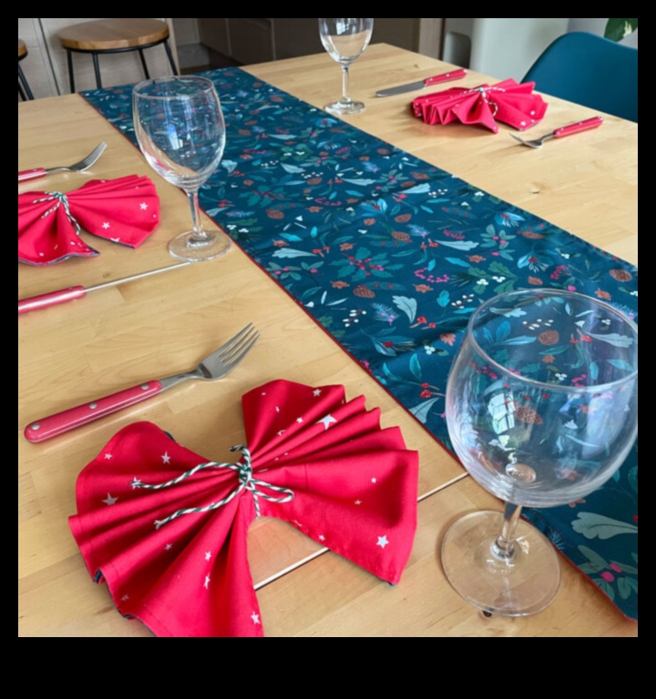 רצים לשולחן עשה זאת בעצמך Papercraft: תפאורה בעבודת יד לאוכל