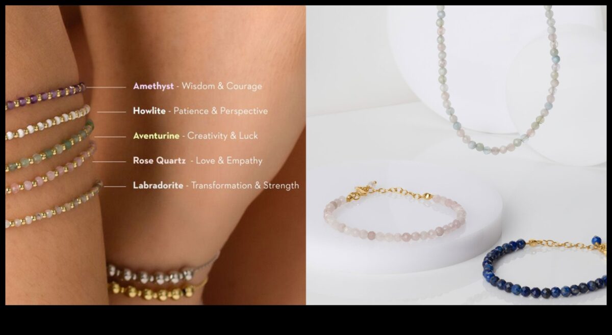 אבני חן נוצצות: האיר את ההילה שלך עם הסט שלנו עם אבני חן