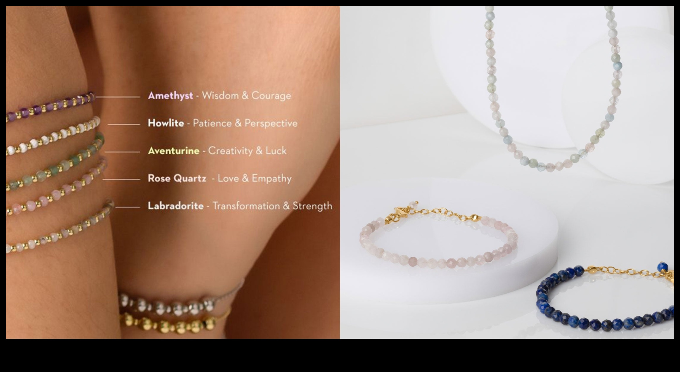 אבני חן נוצצות: האיר את ההילה שלך עם הסט שלנו עם אבני חן