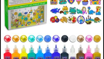 לוכדי שמש לילדים עשה זאת בעצמך: יצירת קישוטי חלונות צבעוניים