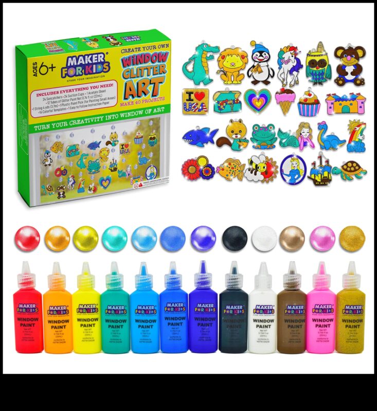 לוכדי שמש לילדים עשה זאת בעצמך: יצירת קישוטי חלונות צבעוניים