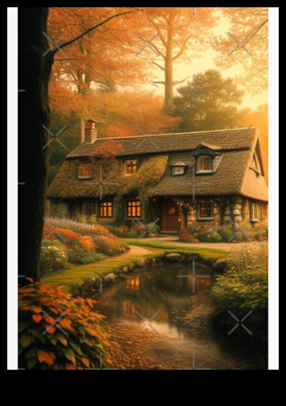 לחישות פרחוניות: אומנות עיצוב קוטג'ים קסומים