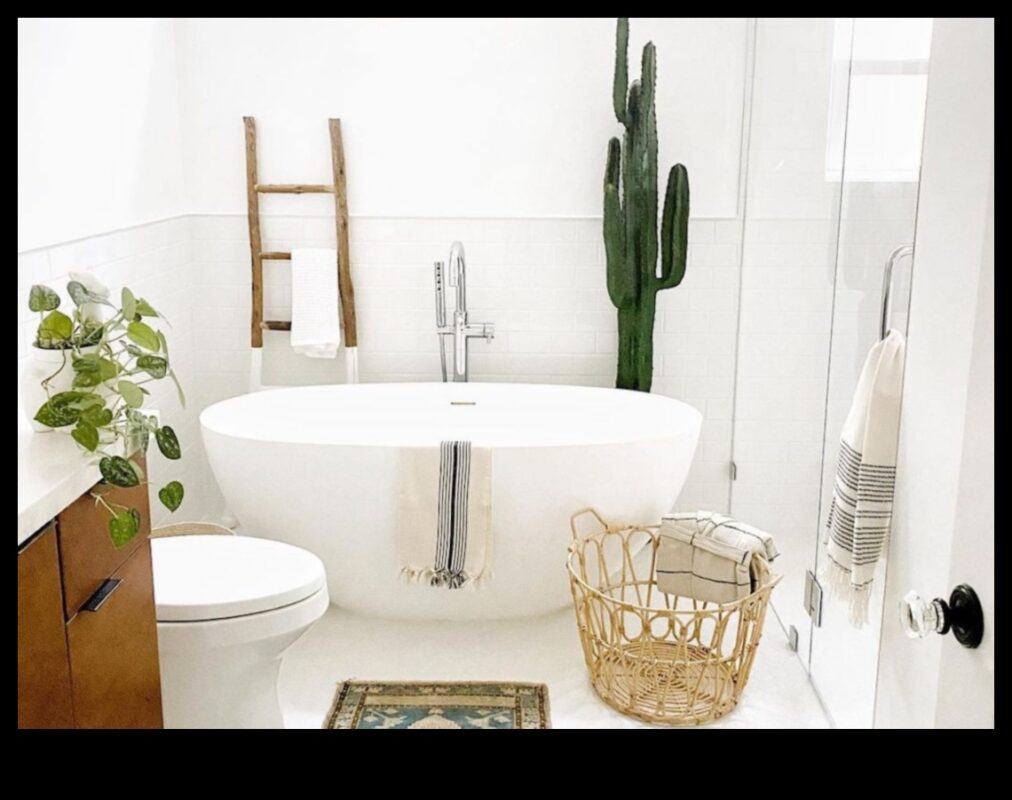מהם כמה רעיונות לעיצוב חדר אמבטיה בוהמי לחלל קטן?