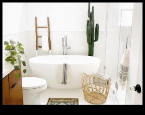 מהם כמה רעיונות לעיצוב חדר אמבטיה בוהמי לחלל קטן?
