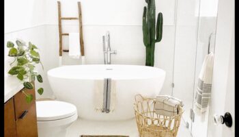 מהם כמה רעיונות לעיצוב חדר אמבטיה בוהמי לחלל קטן?